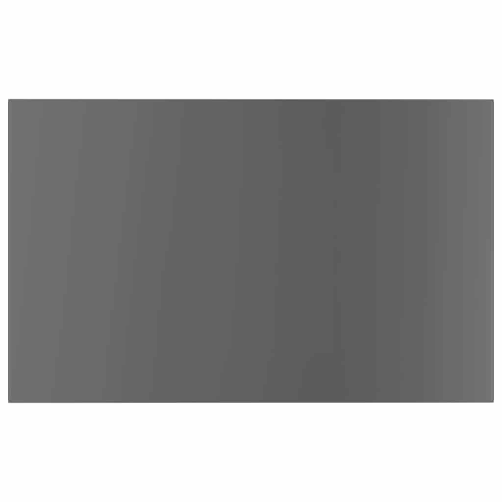 vidaXL Bookshelf Boards 4 pcs High Gloss Grey 80x50x1.5 cm 4