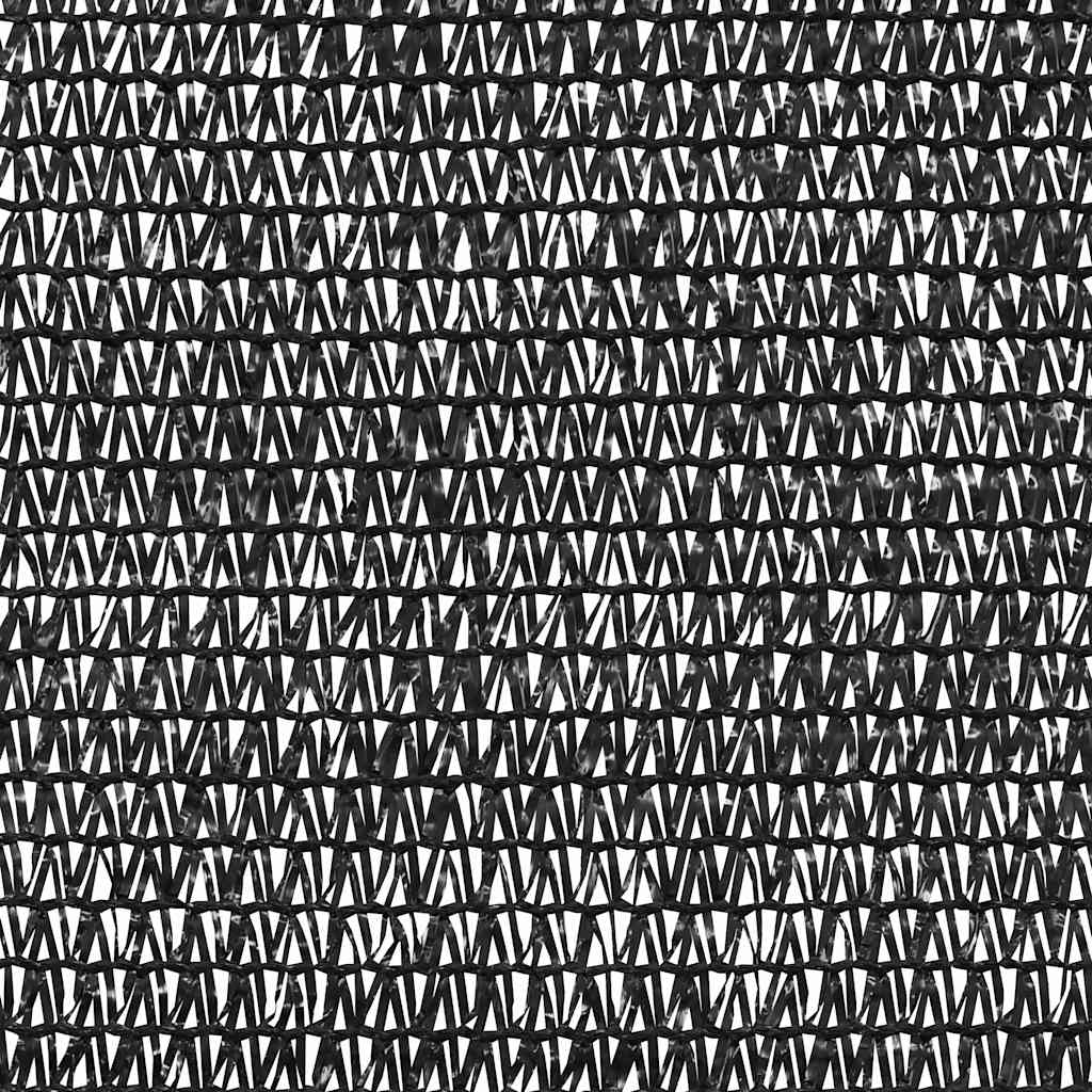 vidaXL Privacy Net Black 1.8x25 m HDPE 75 g/m² 4