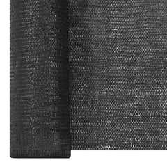 vidaXL Privacy Net Black 1x25 m HDPE 150 g/m² 3