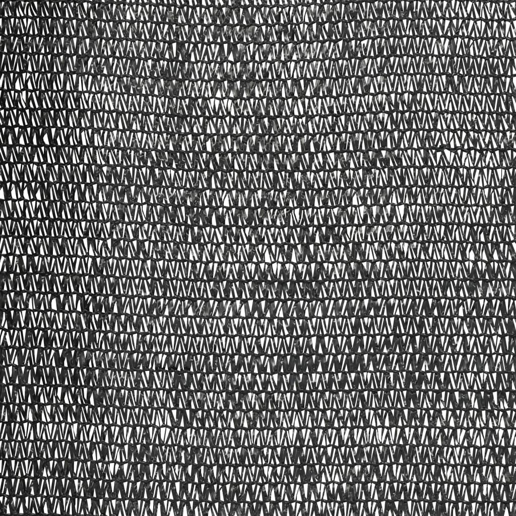vidaXL Privacy Net Black 3.6x25 m HDPE 150 g/m² 4