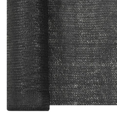 vidaXL Privacy Net Black 3.6x50 m HDPE 150 g/m² 3