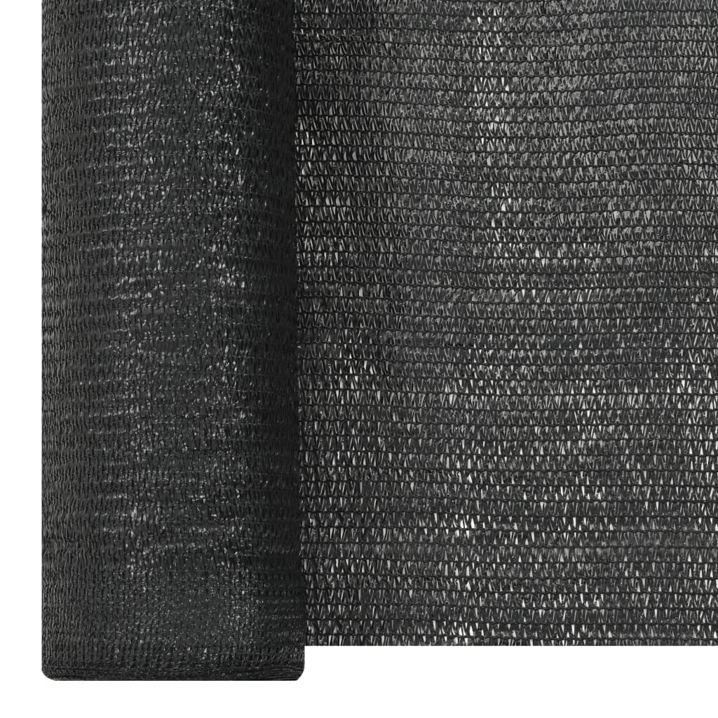 vidaXL Privacy Net Black 1.8x50 m HDPE 195 g/m² 3