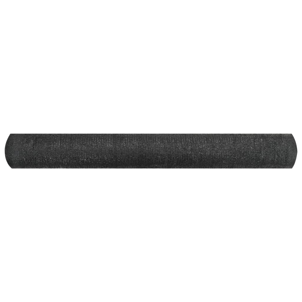 vidaXL Privacy Net Black 3.6x25 m HDPE 195 g/m² 2