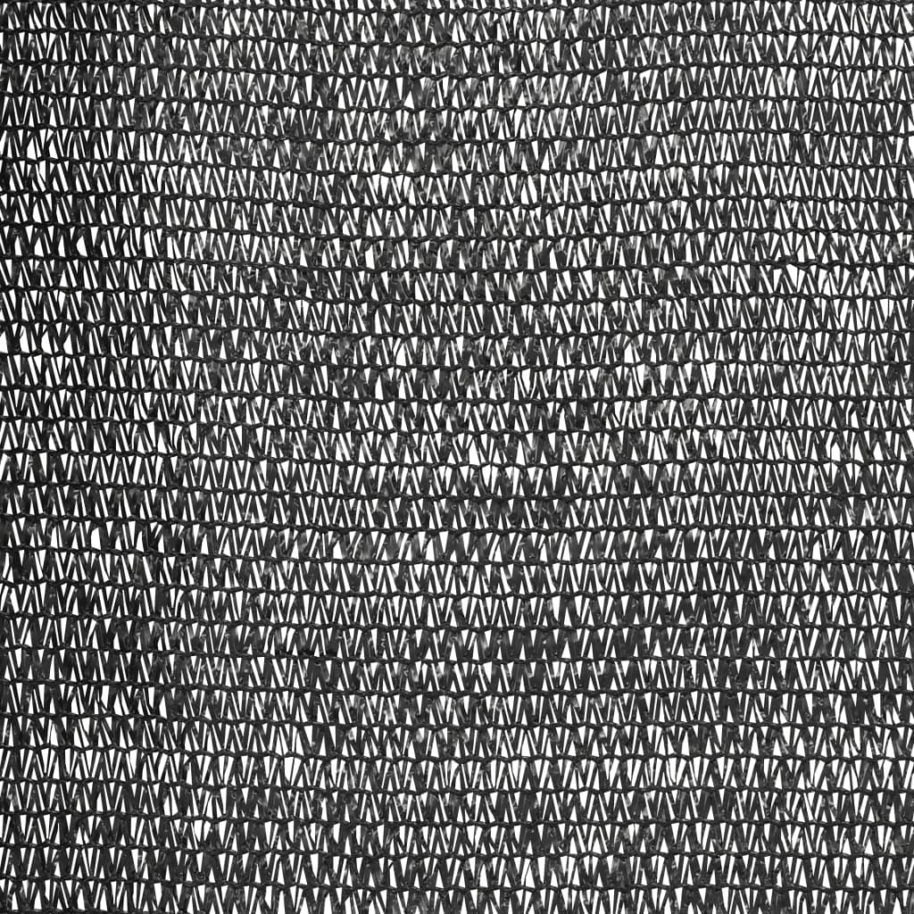 vidaXL Privacy Net Black 3.6x25 m HDPE 195 g/m² 4