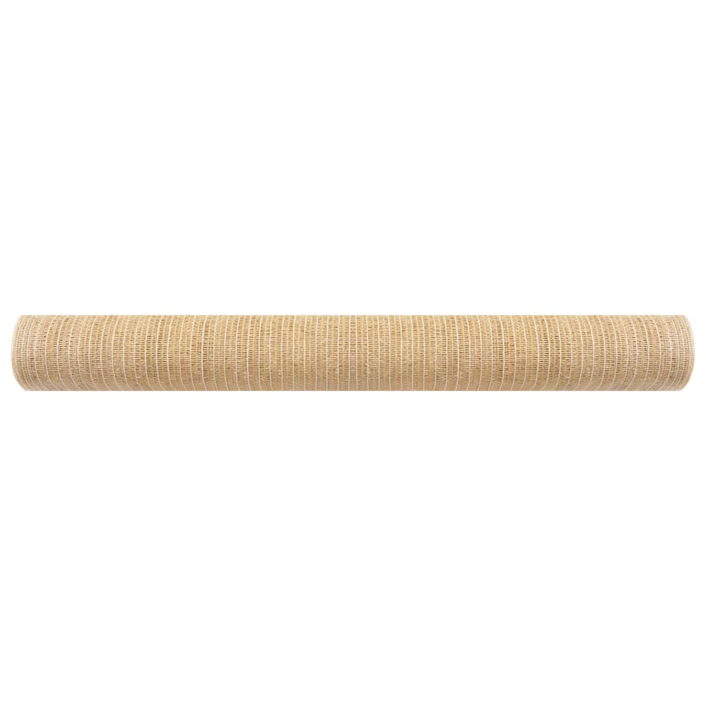 vidaXL Privacy Net Beige 2x25 m HDPE 195 g/m² 3