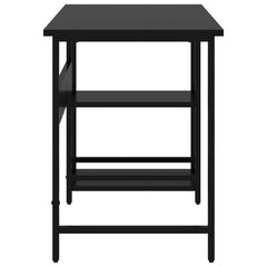 vidaXL Computer Desk | Black | MDF | 105 x 55 x 72 cm | Durable | Computer Desk 4