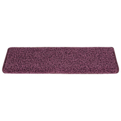 vidaXL Stair Tread | Set of 15 | Dark purple | Polypropylene | 65x21x4 cm 4