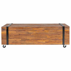 326172 vidaXL Coffee Table 110x45x38 cm Solid Teak Wood 2