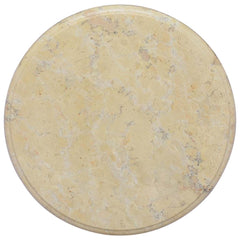 vidaXL Table Top Cream Ø40x2.5 cm Marble 5