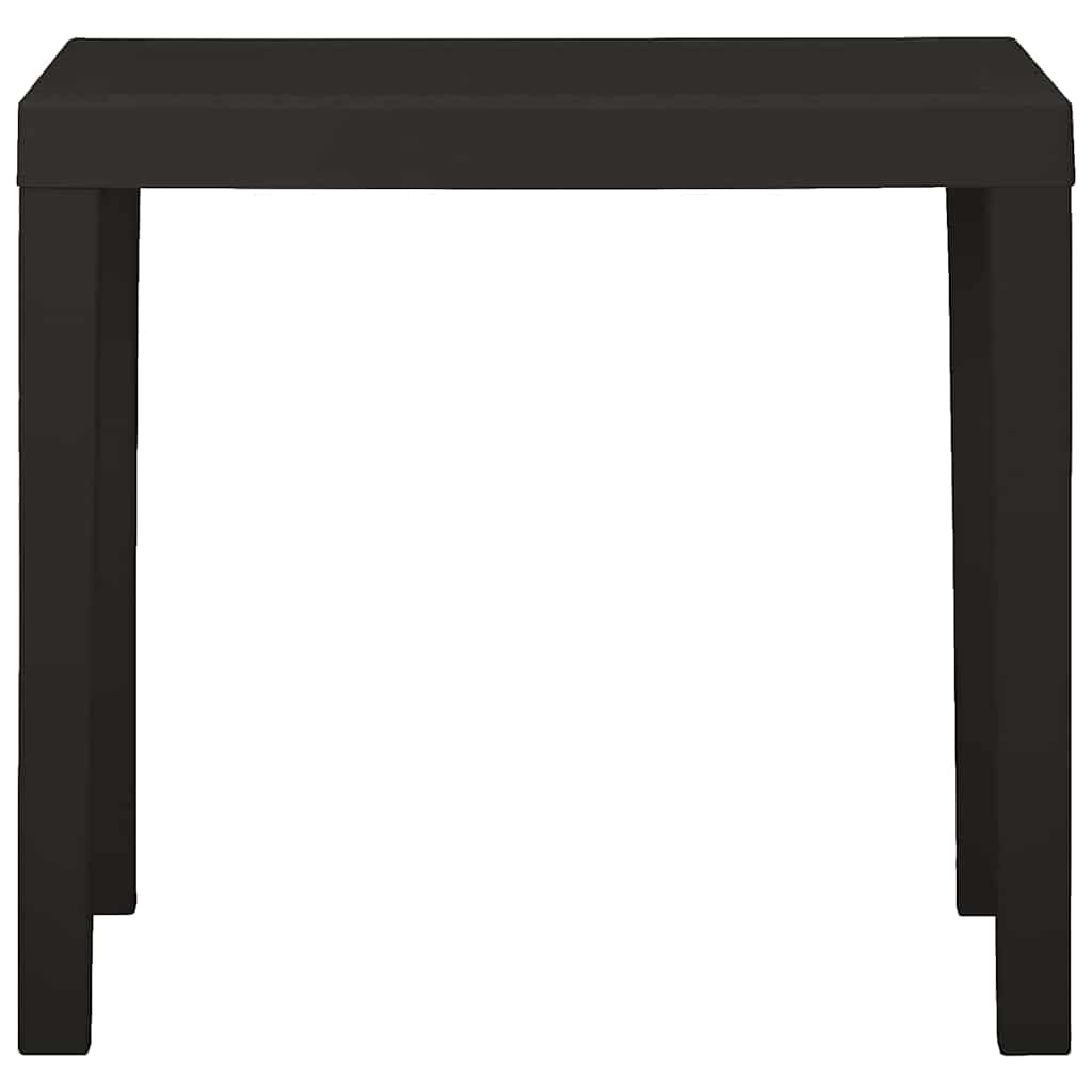 315845 vidaXL Garden Table Anthracite 79x65x72 cm Plastic 2