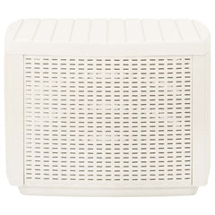 315856 vidaXL Garden Table White 53x53x40 cm Plastic 2