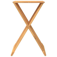 vidaXL Folding Stool 40x32.5x70 cm Solid Wood Teak 3