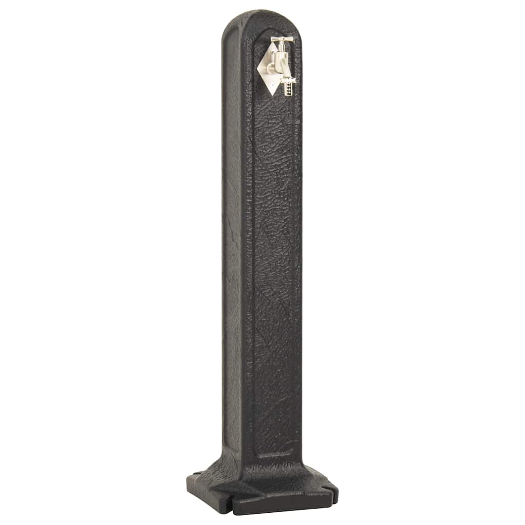 vidaXL Garden Tanker with Faucet Anthracite Stone Look 2