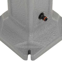 vidaXL Garden Tanker with Faucet Light Grey Stone Look 5
