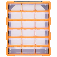 vidaXL Multi-drawer Organiser with 18 Middle Drawers 38x16x47 cm 4