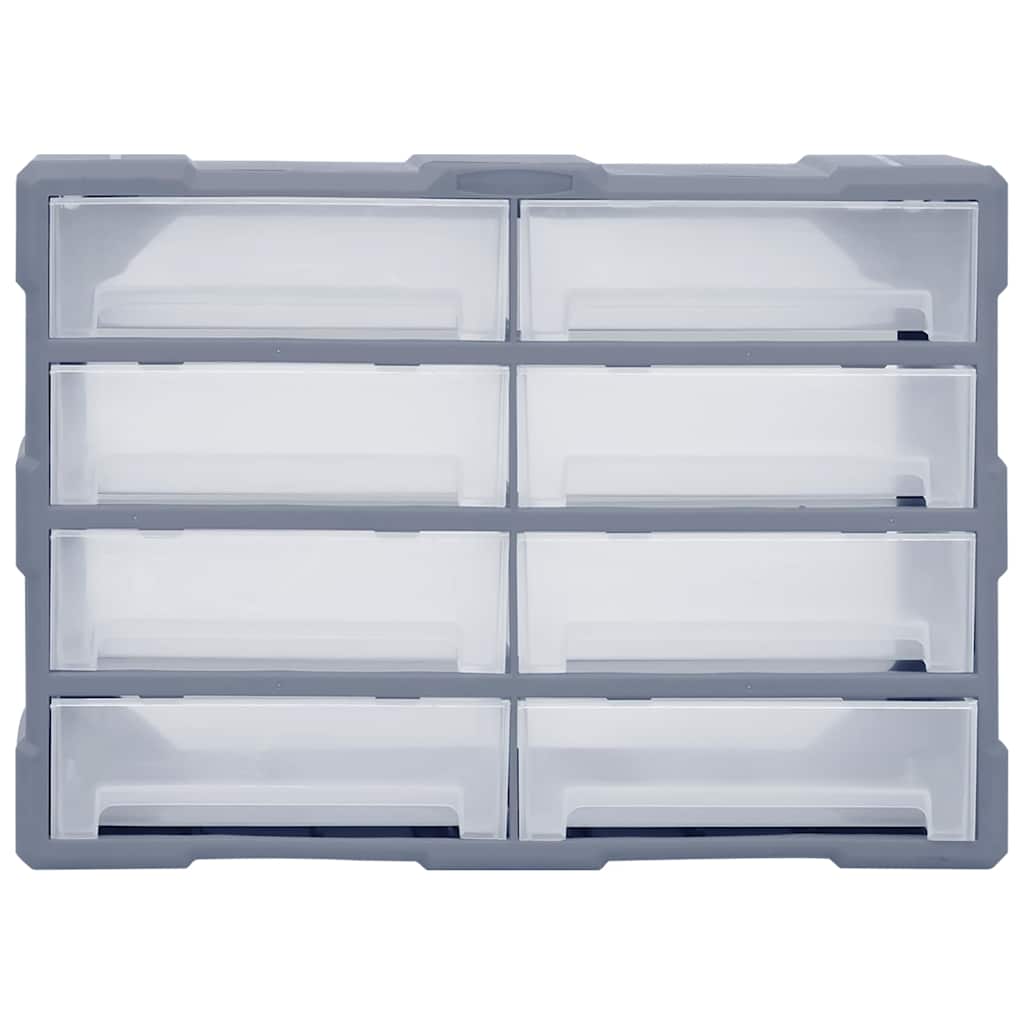 vidaXL Multi-drawer Organiser with 8 Big Drawers 52x16x37 cm 5