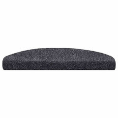 vidaXL Stair Mat | Set of 10 | Dark grey | Needle-punched fabric 4