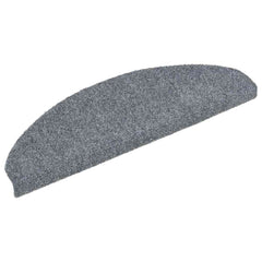 vidaXL Stair Mat | Set of 10 | Light grey | Needle-punched fabric 3