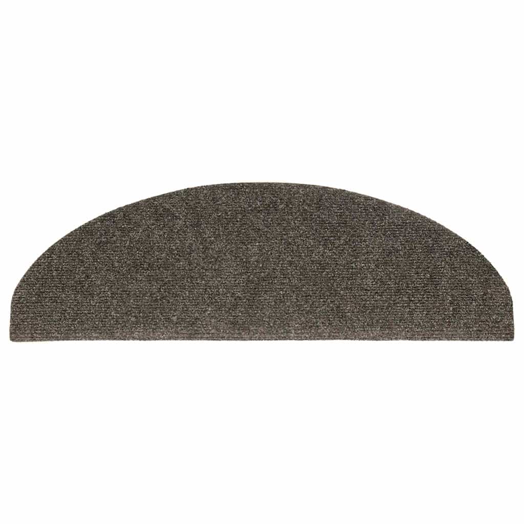 vidaXL Stair Mat | Set of 10 | Anthracite | Needle-punched fabric (100% PP) 4