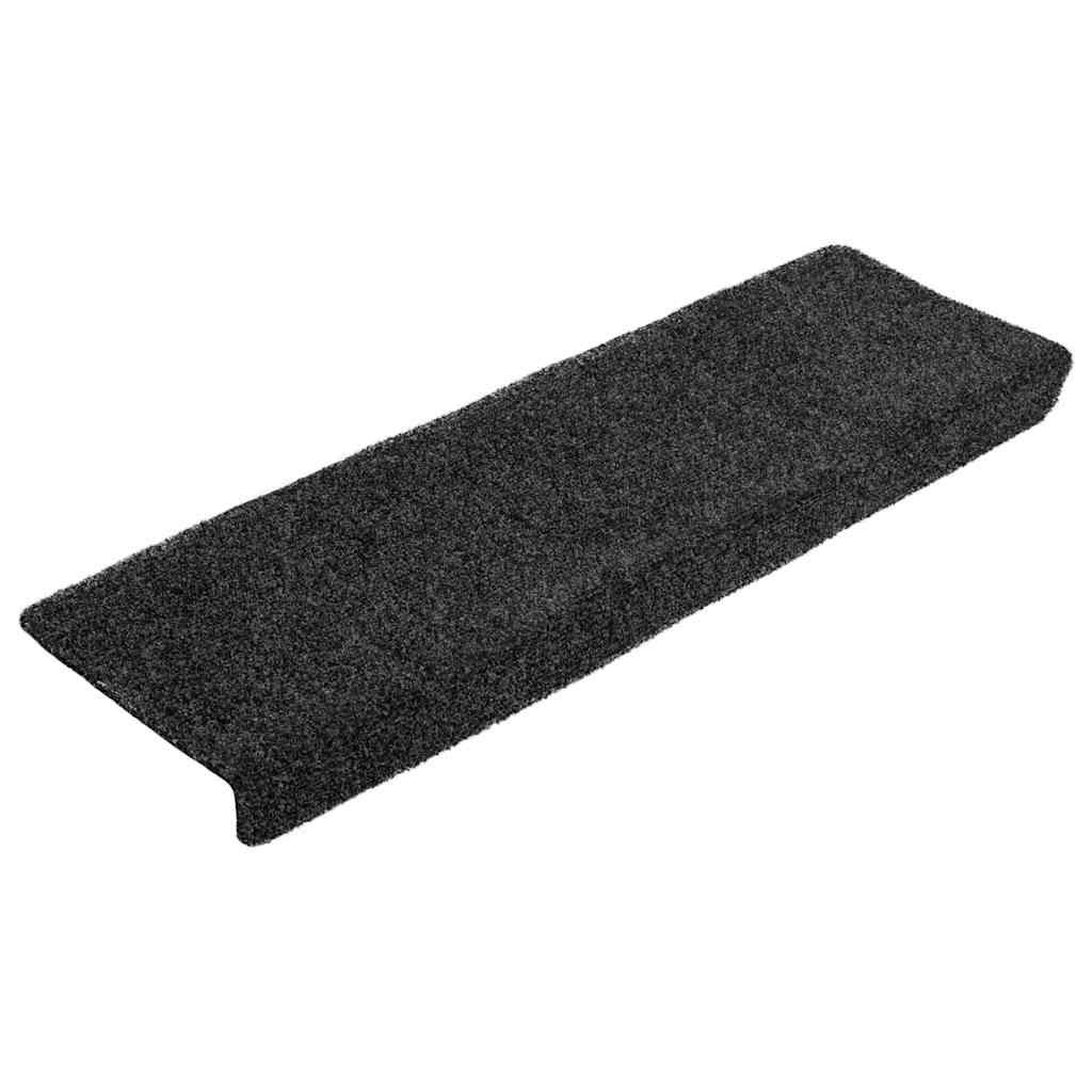 vidaXL Carpet Stair Tread | Set of 10 | Grey 3