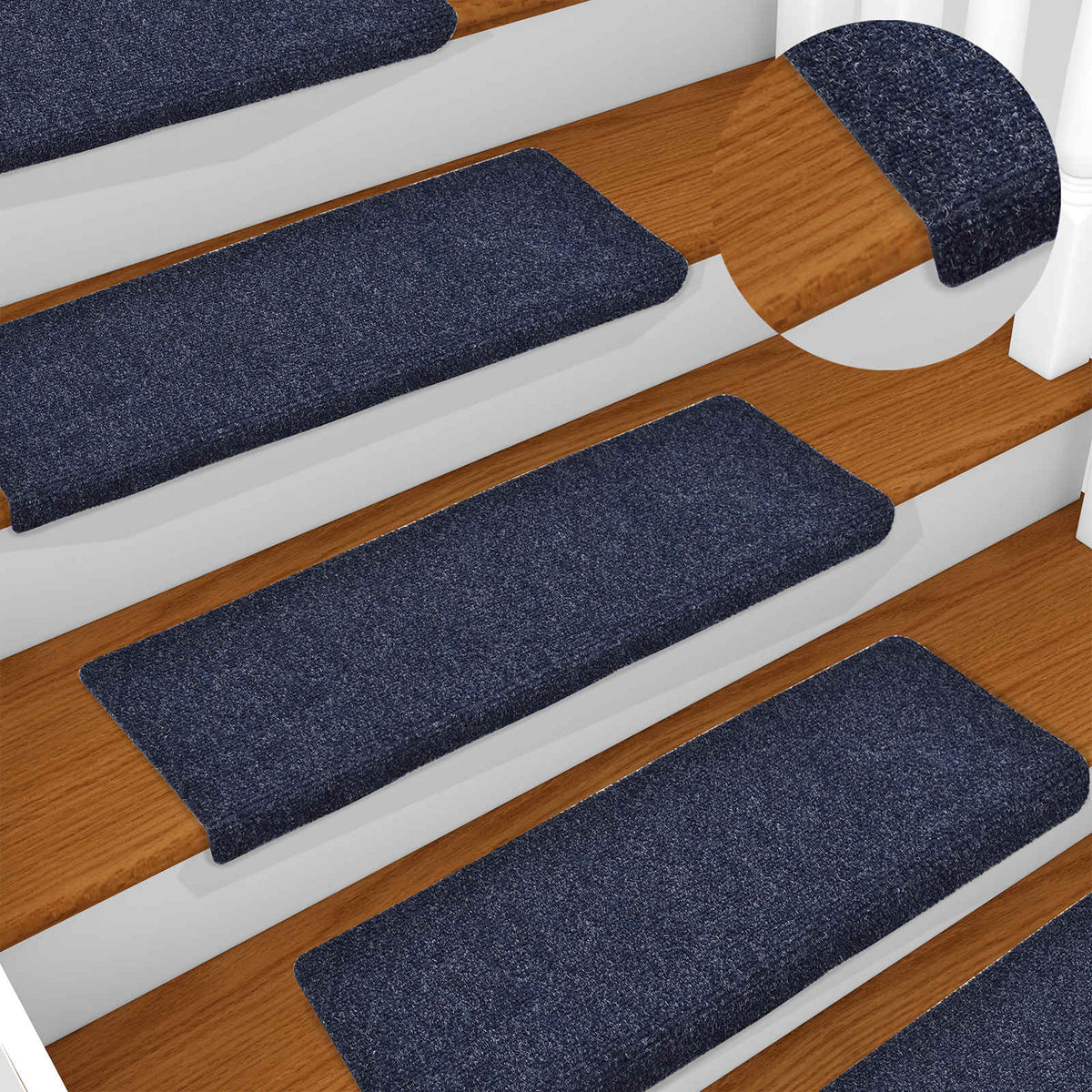 Stair Mats Self-adhesive 10 pcs in Anthracite