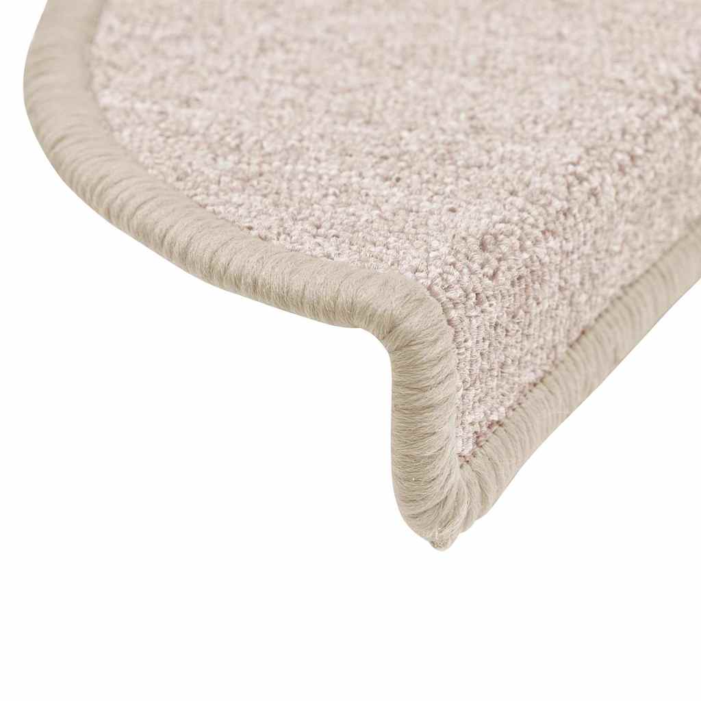 vidaXL Stair mats 10 pcs 56 x 17 x 3 cm Non-Slip Taupe 6