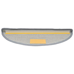 vidaXL Stair Mats 10 pcs 56x17x3 cm Grey Half Round 5