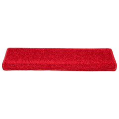 vidaXL Stair Mat | Set of 10 | Red | Needle-punched fabric (100% polypropylene) 4