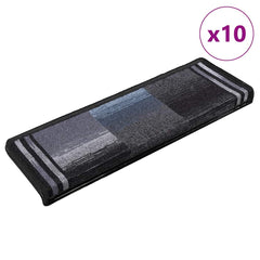 Stair Mats Self-adhesive Rectangular in Black and Grey