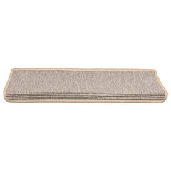 vidaXL Stair Mat | Set of 15 | Silver | 91% Polypropylene, 9% Polyester 4
