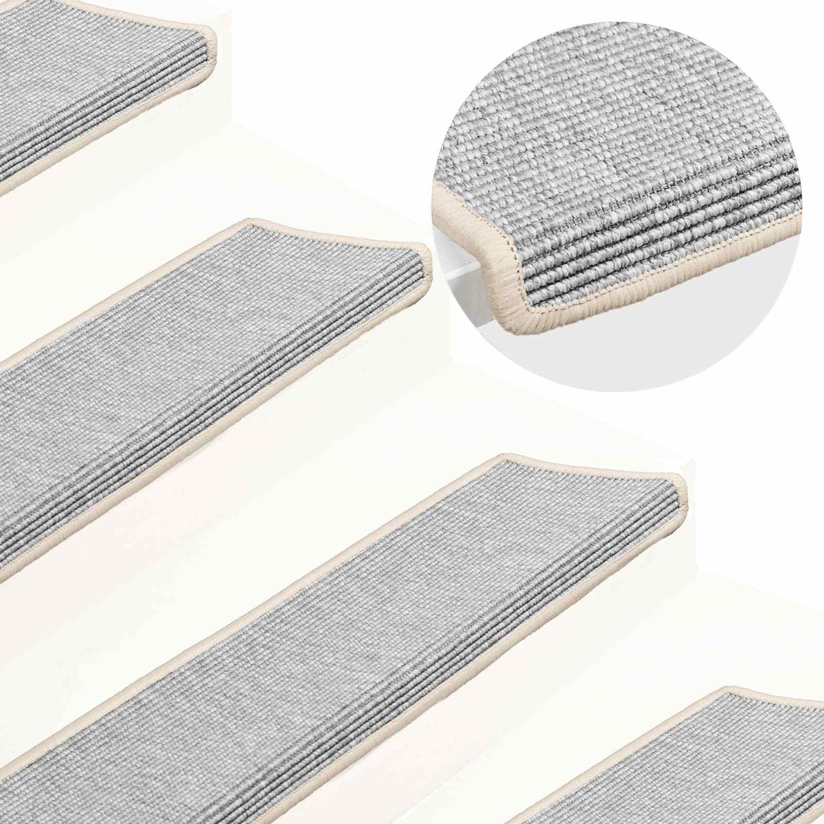 Stair Mats 15 pcs Rectangular Edge