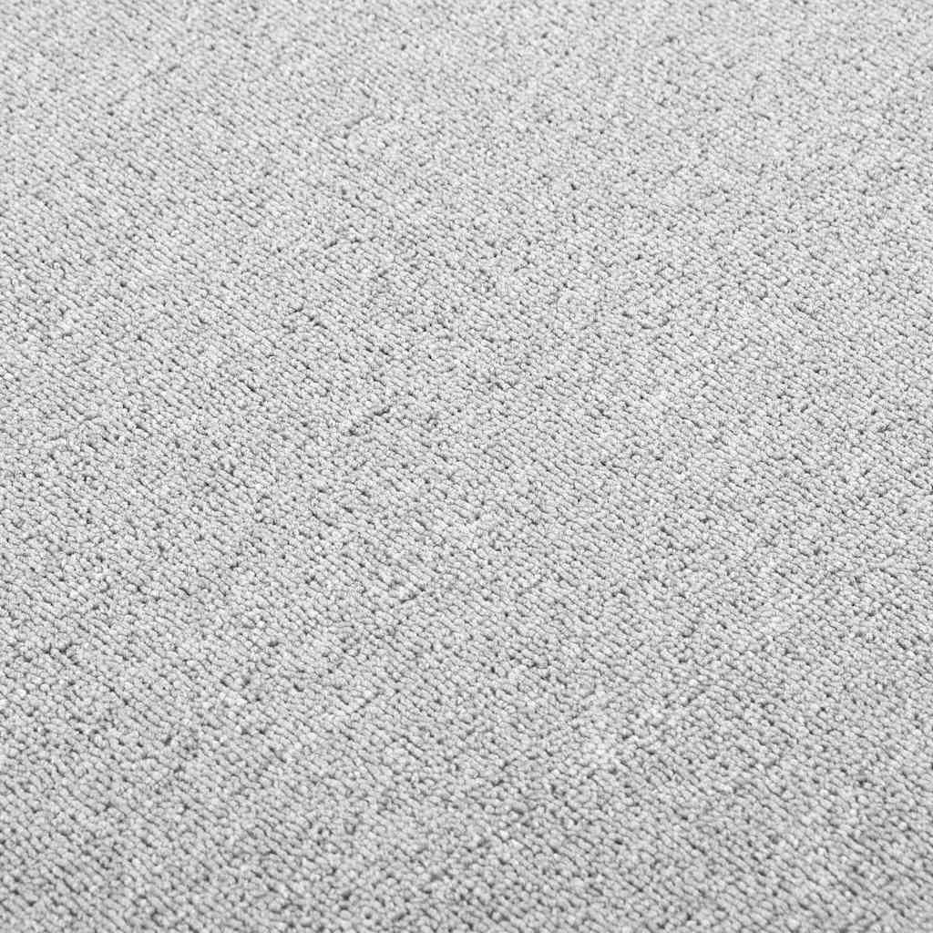 vidaXL Carpet Runner | Light grey | Needle-punched fabric (100% polypropylene) 6