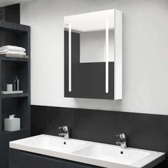 LED Bathroom Mirror Cabinet 50x13x70 cm Shining white