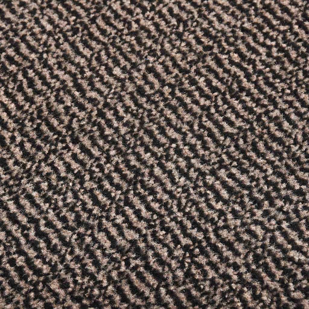 vidaXL Doormat Tufted 60x180 cm Dark Brown 4
