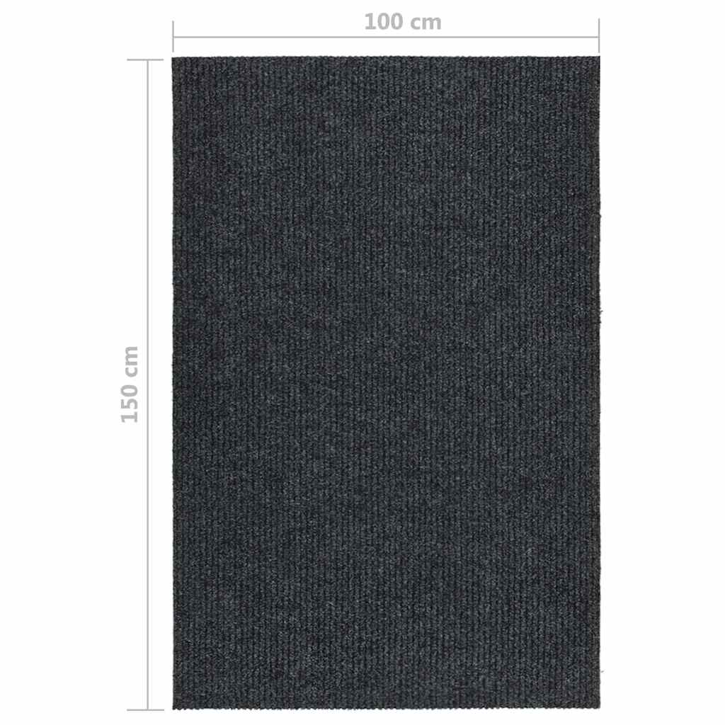 vidaXL Carpet Runner | Anthracite | 70% Polypropylene, 30% Polyester 6