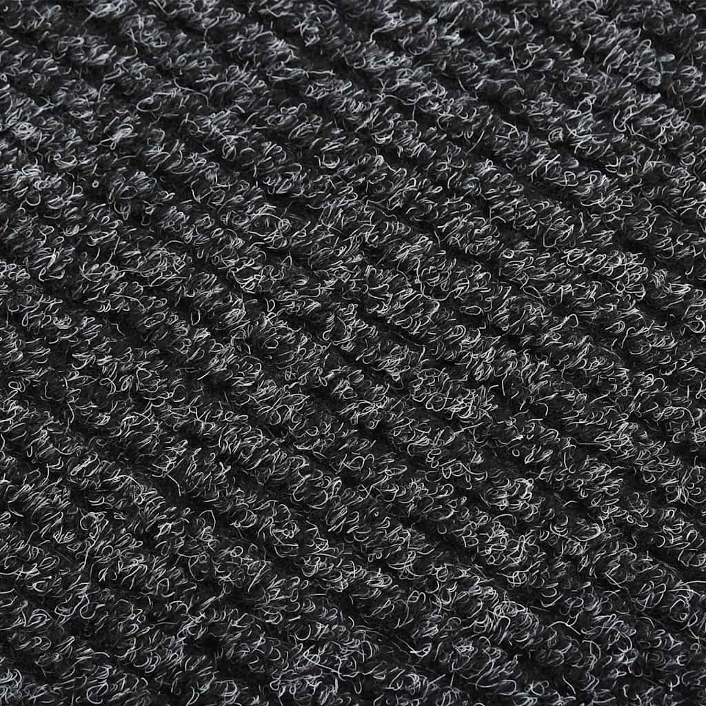 vidaXL Carpet Runner | Anthracite | 70% PP, 30% PES | 100 x 300 cm | Non-slip 2