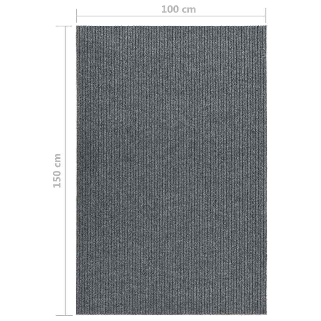 vidaXL Carpet Runner | Grey | 70% Polypropylene, 30% Polyester | 100 x 150 cm 6