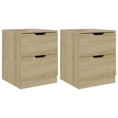 Bedside Cabinet 40x40x50 cm Engineered Wood Sonoma oak 2