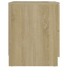 Bedside Cabinet 40x40x50 cm Engineered Wood Sonoma oak 2