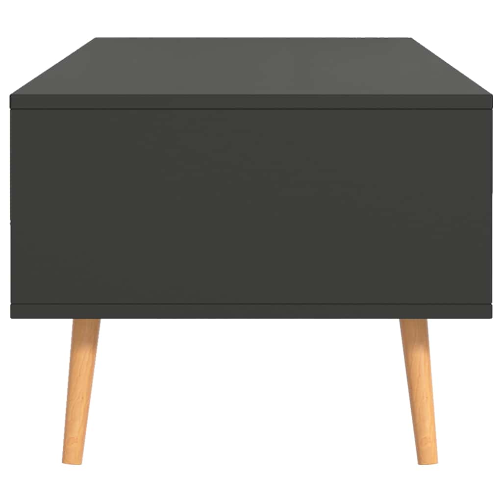 vidaXL Coffee Table | Grey | Engineered wood, MDF | 100 x 49.5 x 43 cm | Storage 6