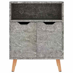vidaXL Sideboard | Concrete Grey | Engineered Wood | Medium | Sideboard 3