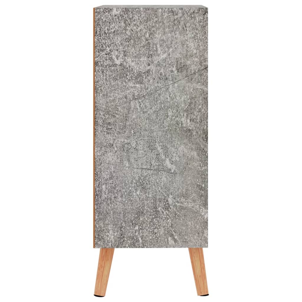 vidaXL Sideboard | Concrete Grey | Engineered Wood | Medium | Sideboard 4