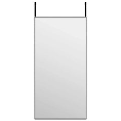 vidaXL Door Mirror | Black | Aluminium | Medium | Door Mirror | Rectangular 2