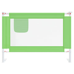 vidaXL Toddler Safety Bed Rail Green 90x25 cm Fabric 3