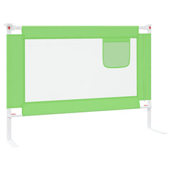 vidaXL Toddler Safety Bed Rail Green 90x25 cm Fabric 4