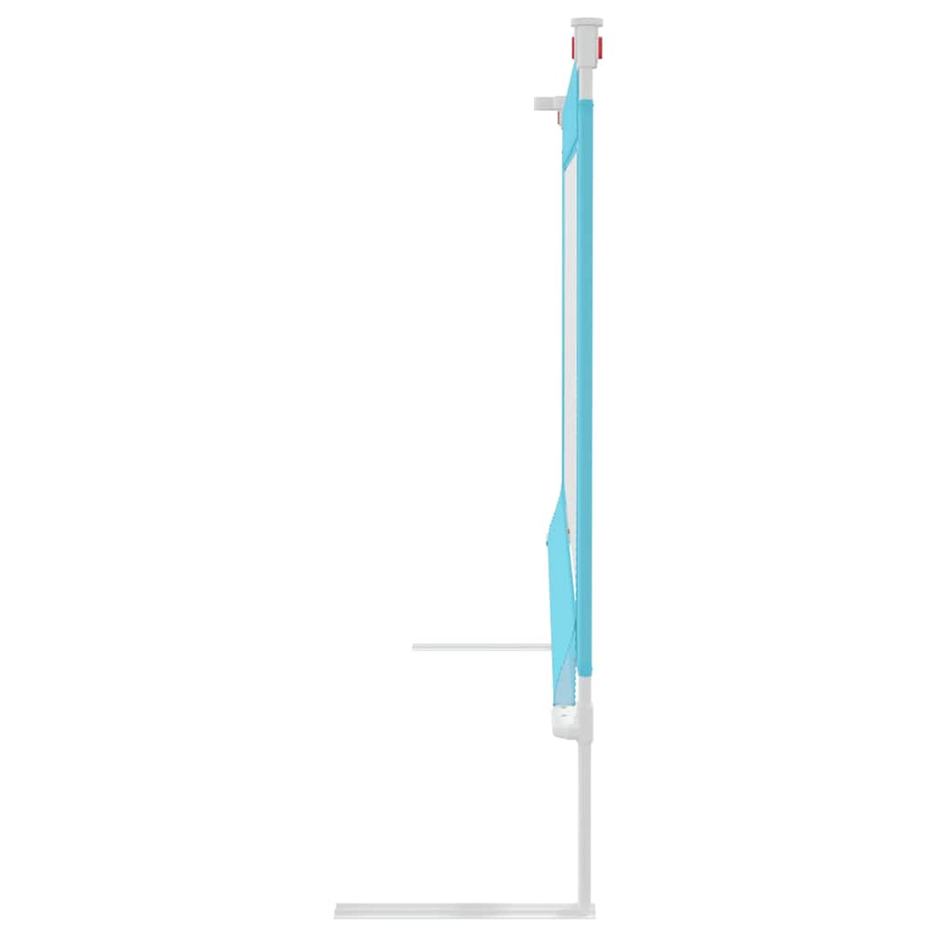 vidaXL Toddler Safety Bed Rail Blue 100x25 cm Fabric 4