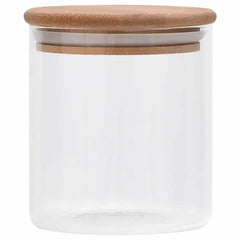 vidaXL Storage Glass Jars with Bamboo Lid 10 pcs 600 ml 3
