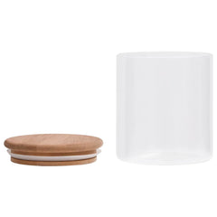 vidaXL Storage Glass Jars with Bamboo Lid 10 pcs 600 ml 4
