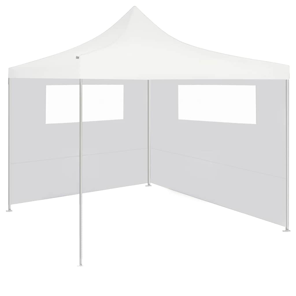 vidaXL Gazebo Sidewalls with Windows 2 pcs White 3