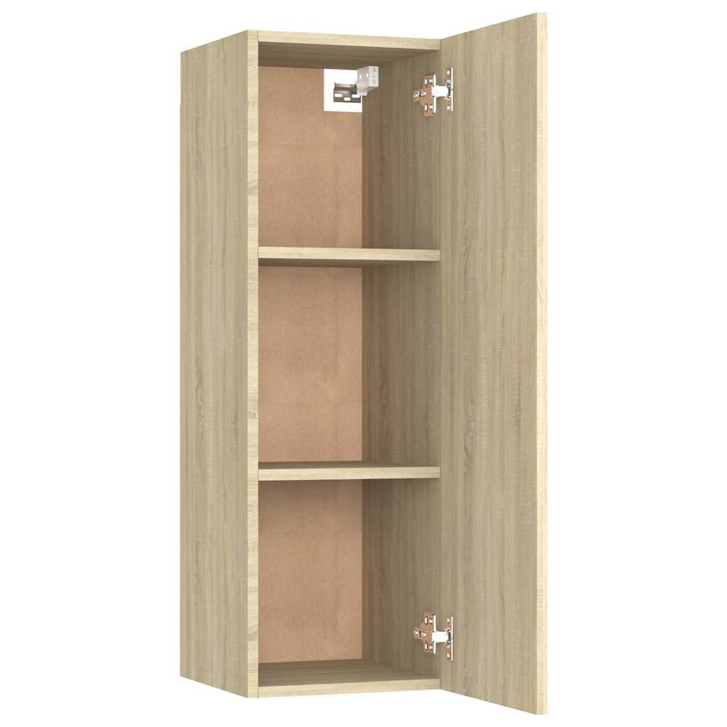 vidaXL TV Cabinet | Sonoma Oak | Engineered Wood | Medium | Wall mounting 5